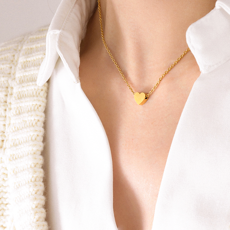 Minimalistische Ketting met Harthanger