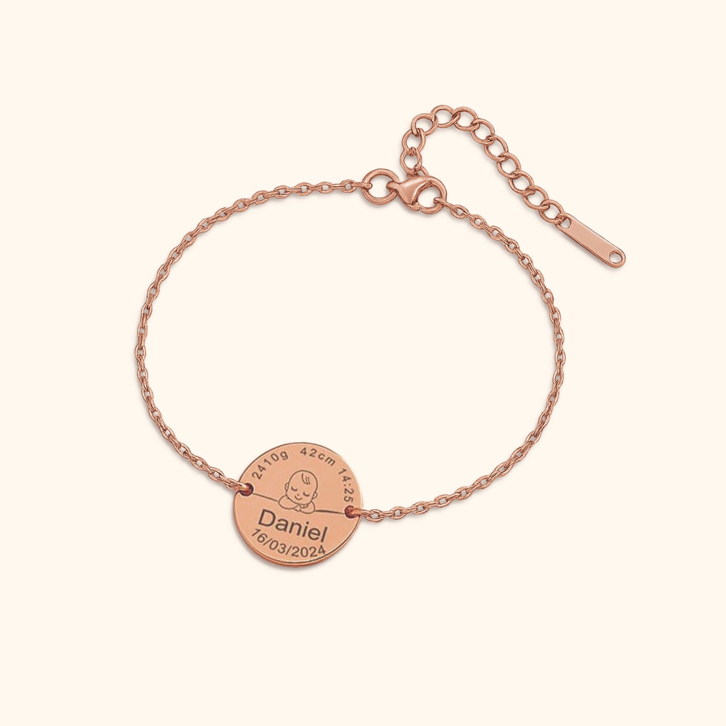 Herinneringssieraad Baby Afdruk Armband