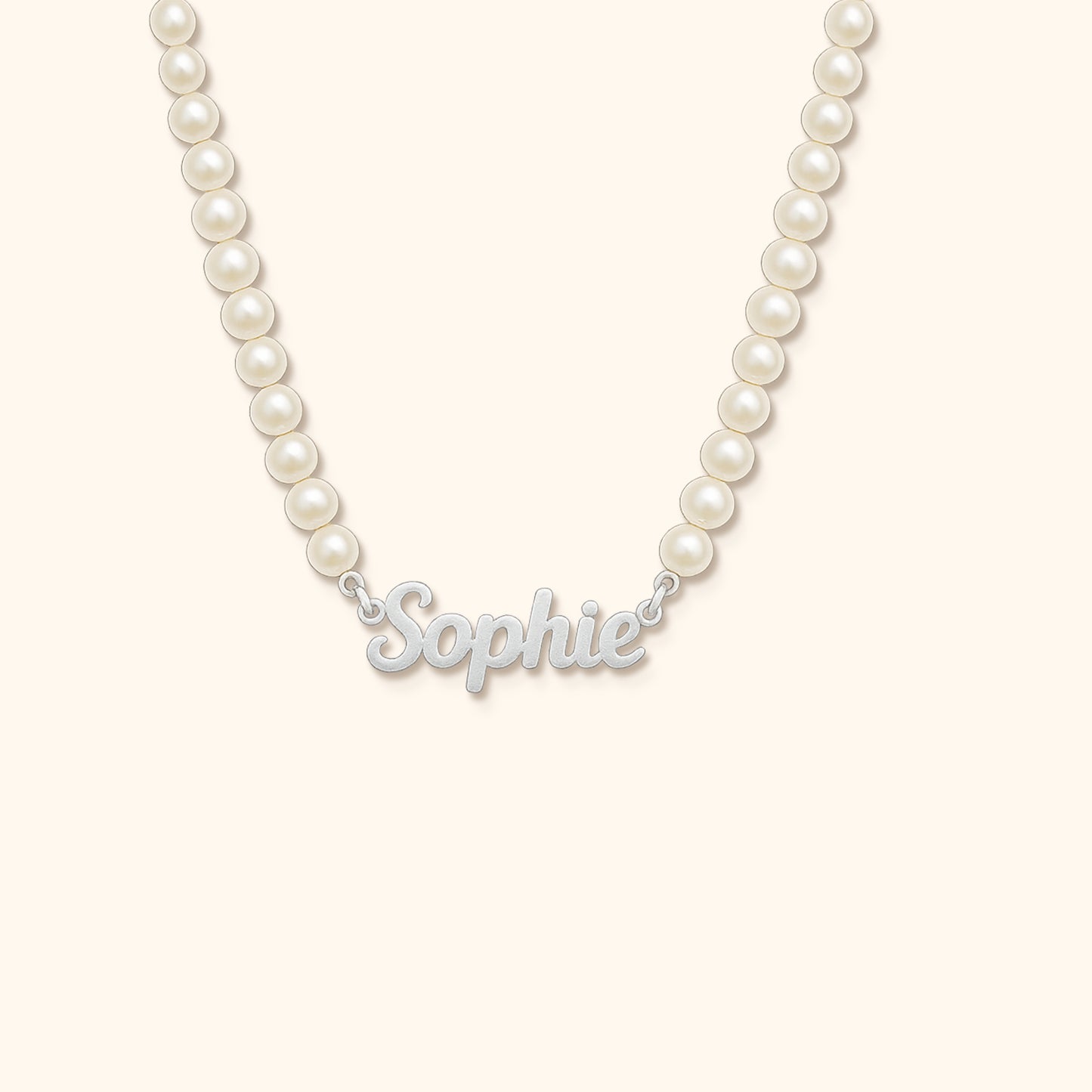 Gepersonaliseerde Parel Naam Ketting