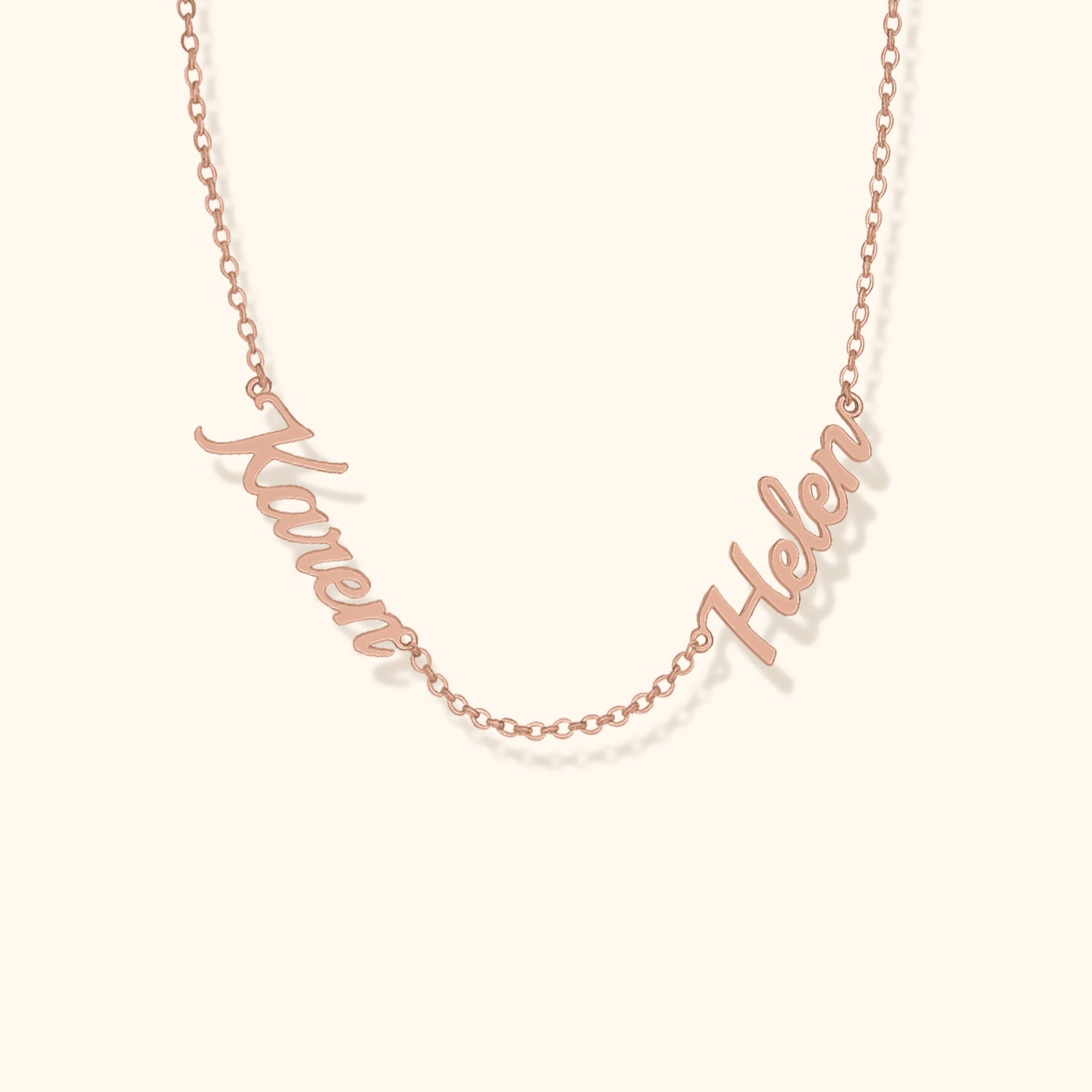 Gepersonaliseerde Multi Naam Ketting