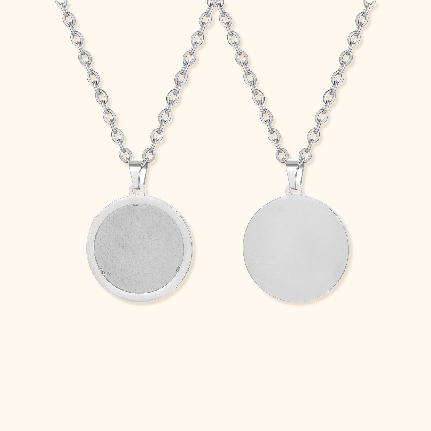 Hart & Rond Vormige Foto Ketting