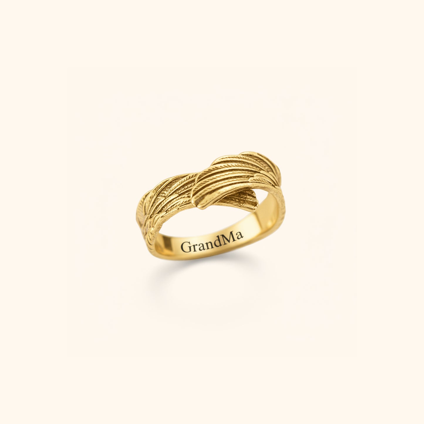 Engel Vleugel Ring met Geschenkkaart