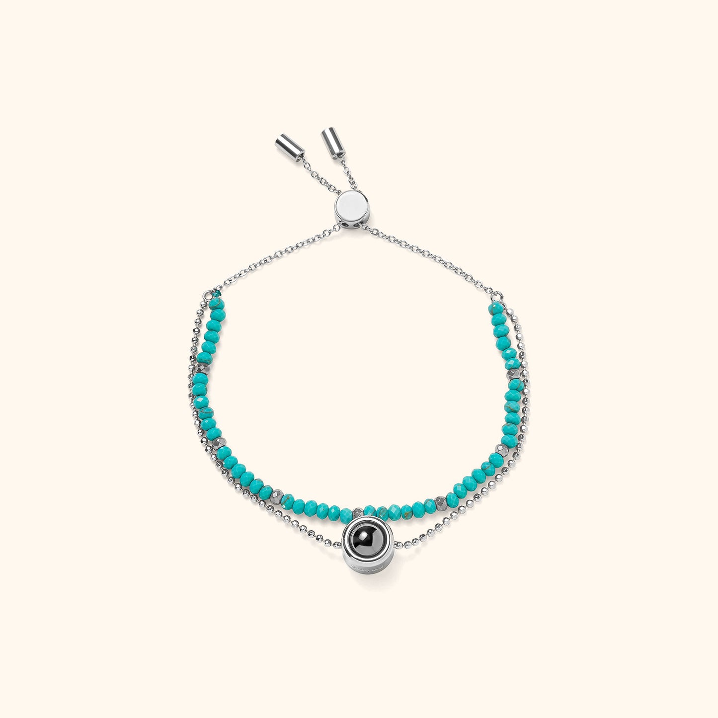 Gepersonaliseerde Kristal Projectie Armband