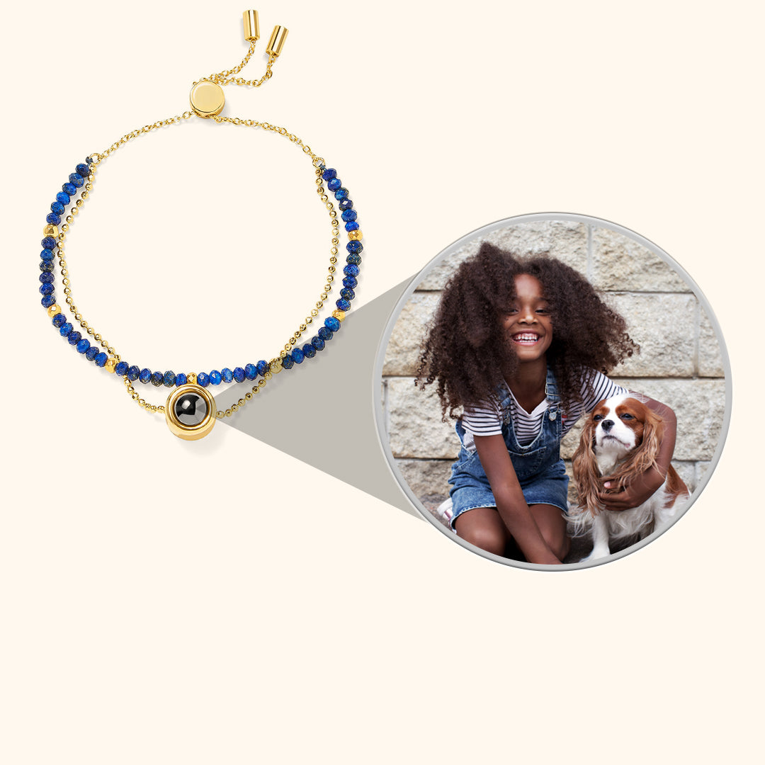 Gepersonaliseerde Kristal Projectie Armband