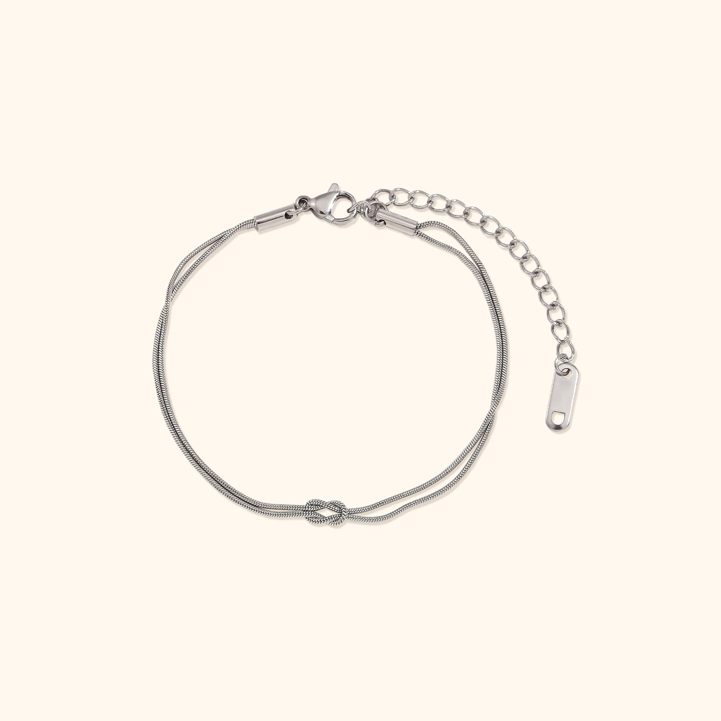 Verbonden Knoop Koppel Armband