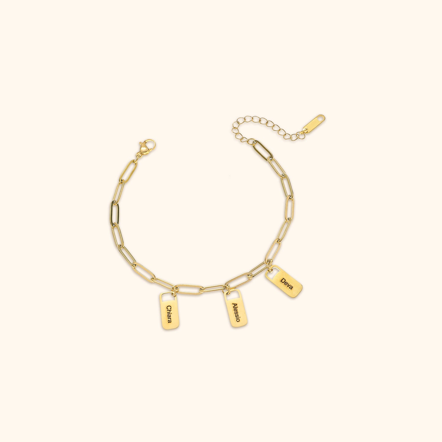 Gepersonaliseerde Naam Bedel Armband