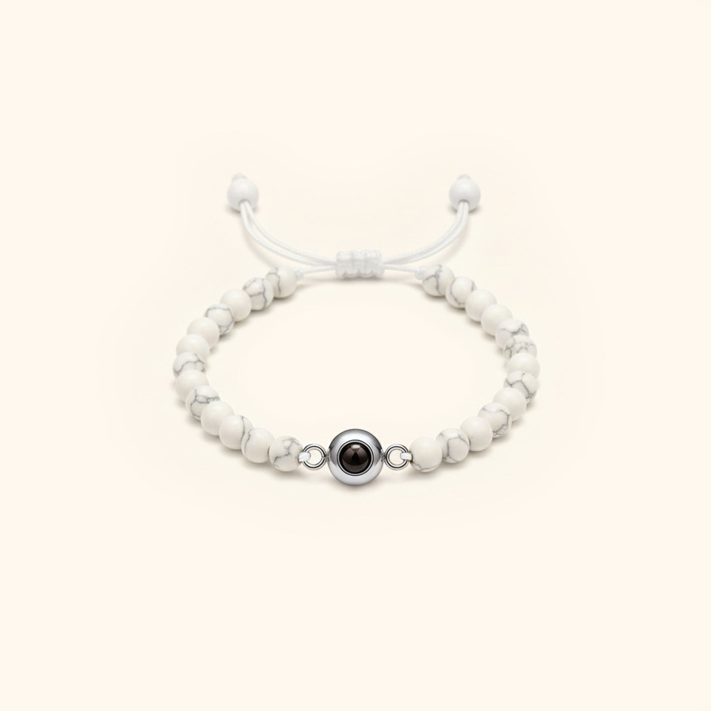 Elegante Pearl Foto Armband