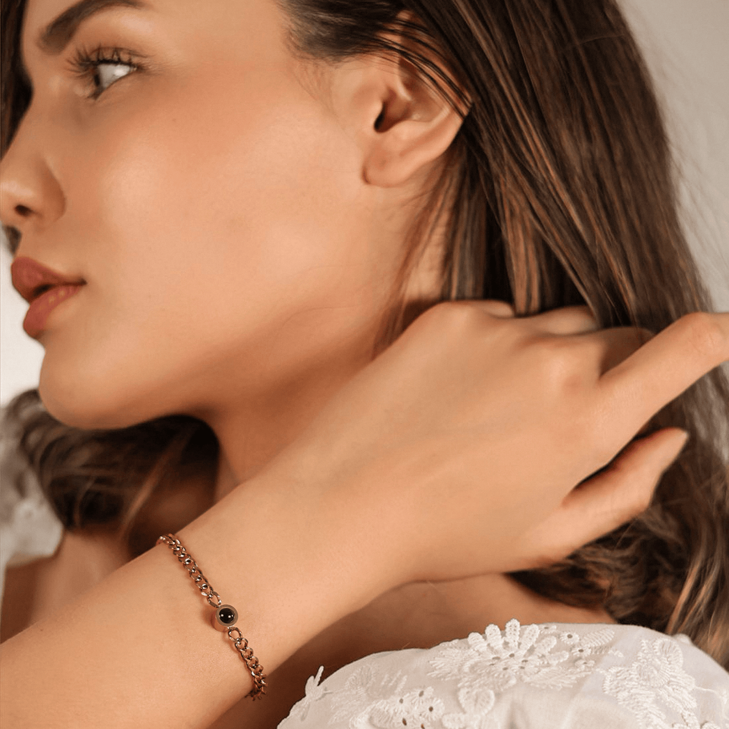Gepersonaliseerde Cubaanse Projectie Armband
