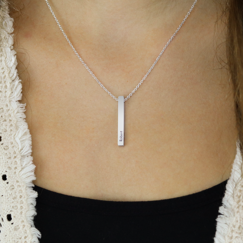 3D Bar Namen Ketting