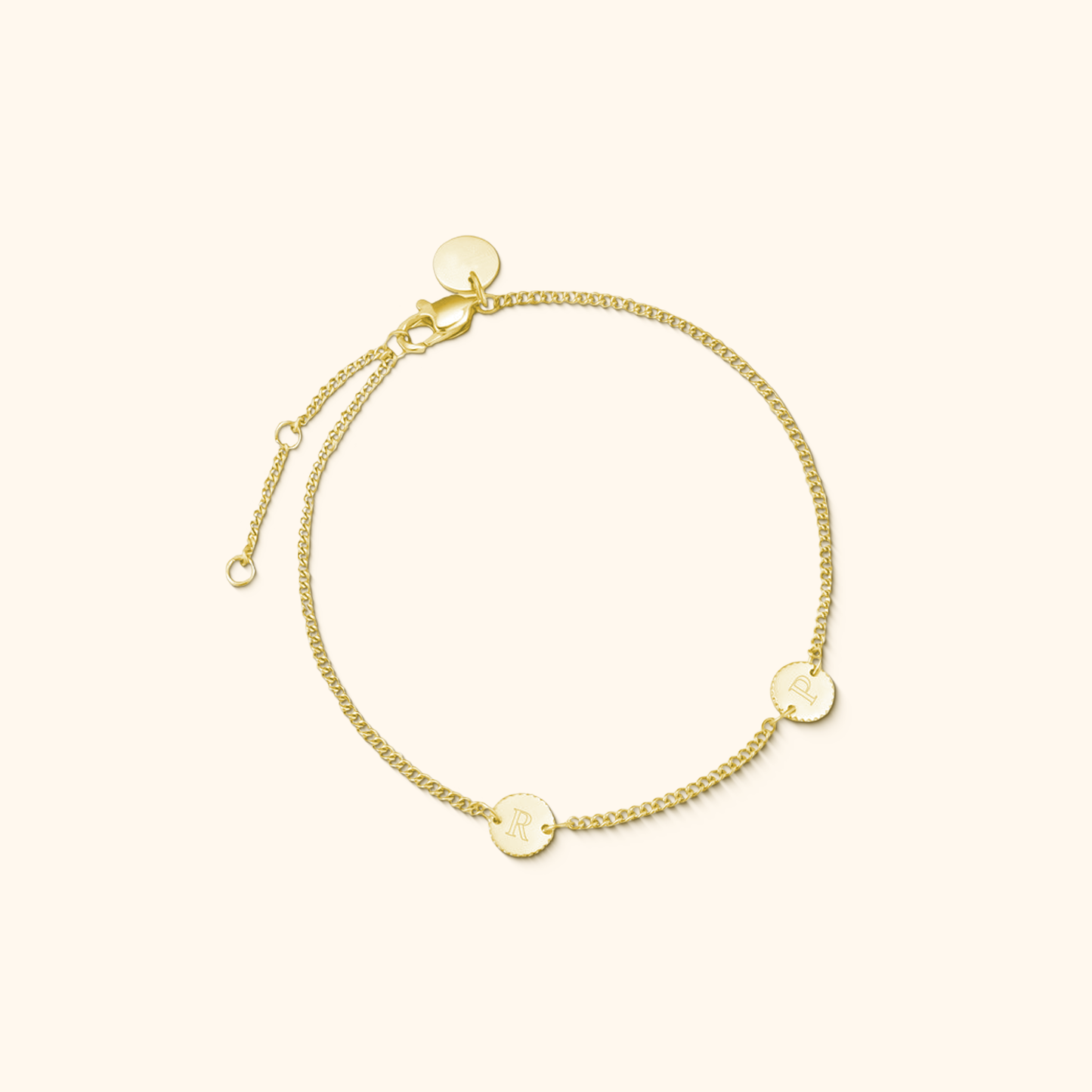 Gepersonaliseerde Munt Armband met Gravure
