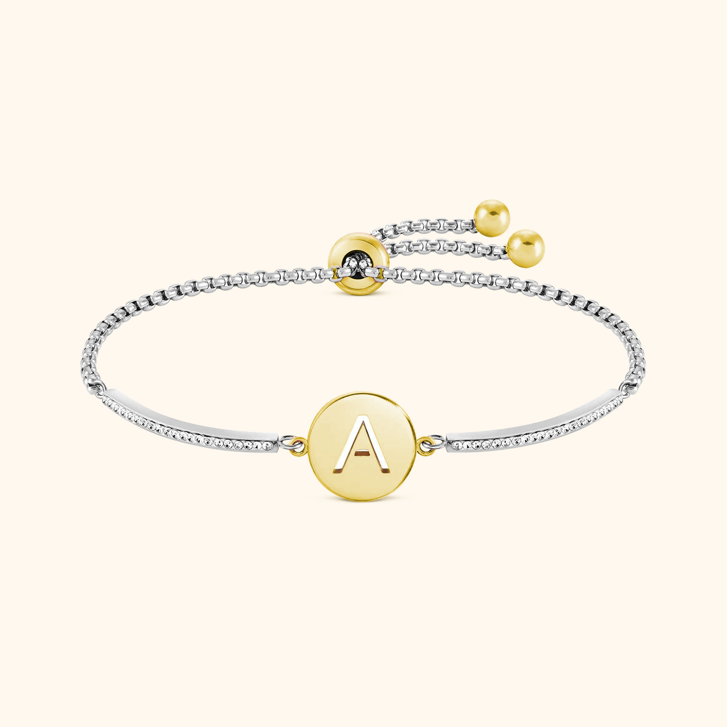 Gepersonaliseerde Armband met Zirconia