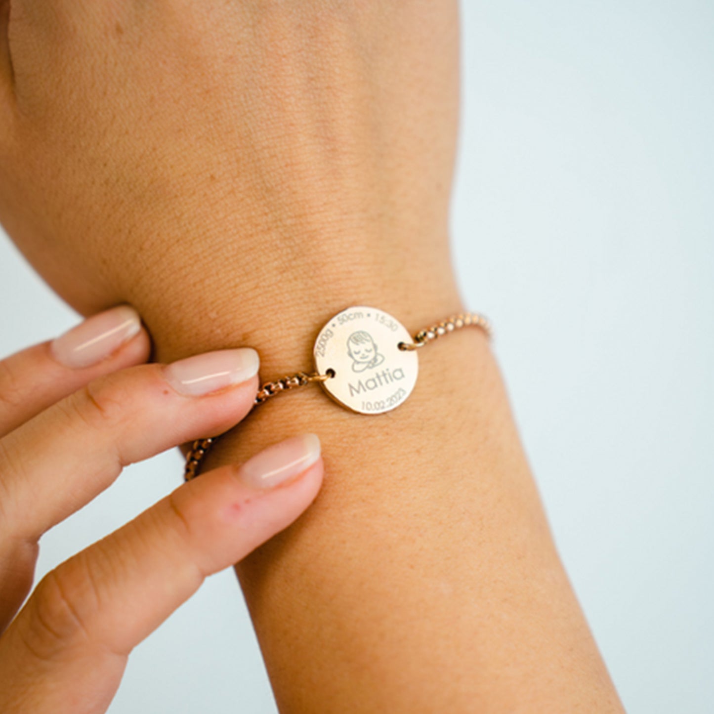 Herinneringssieraad Baby Afdruk Armband