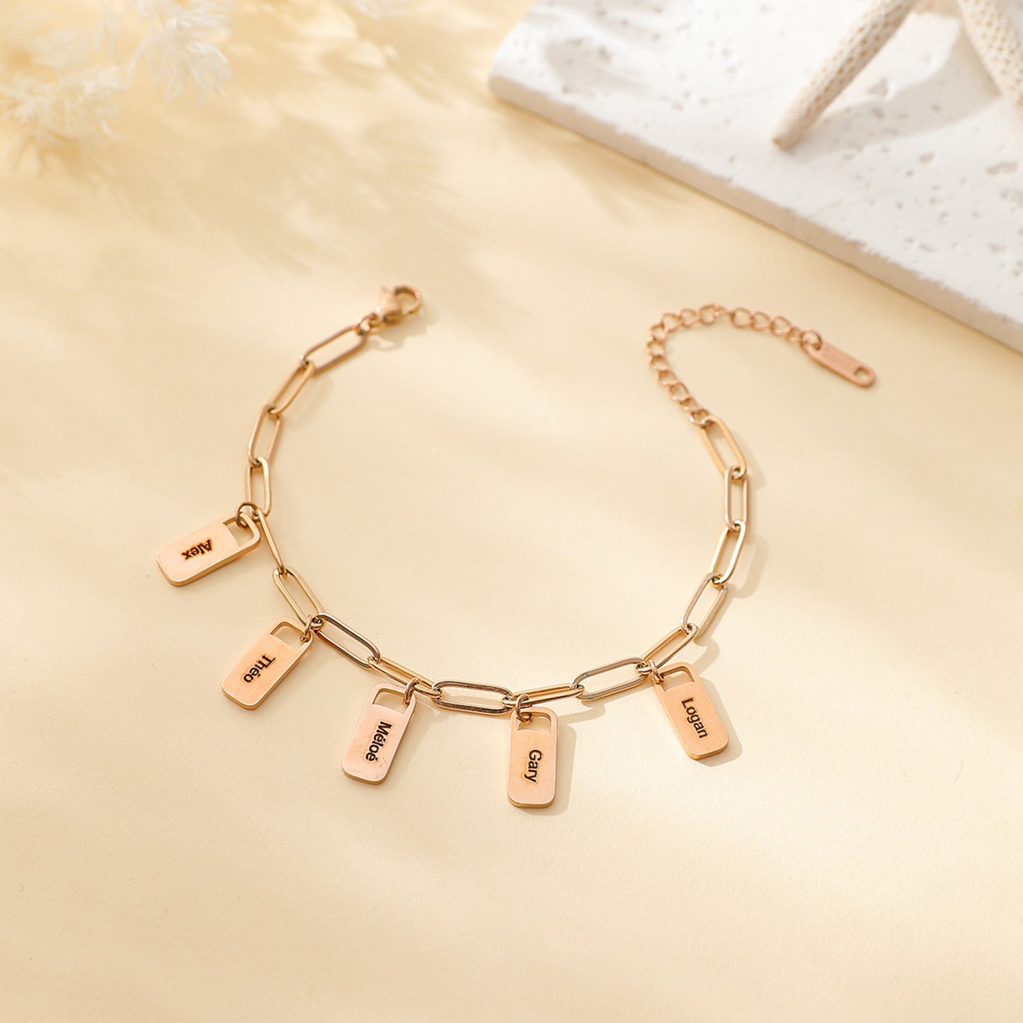 Gepersonaliseerde Naam Bedel Armband