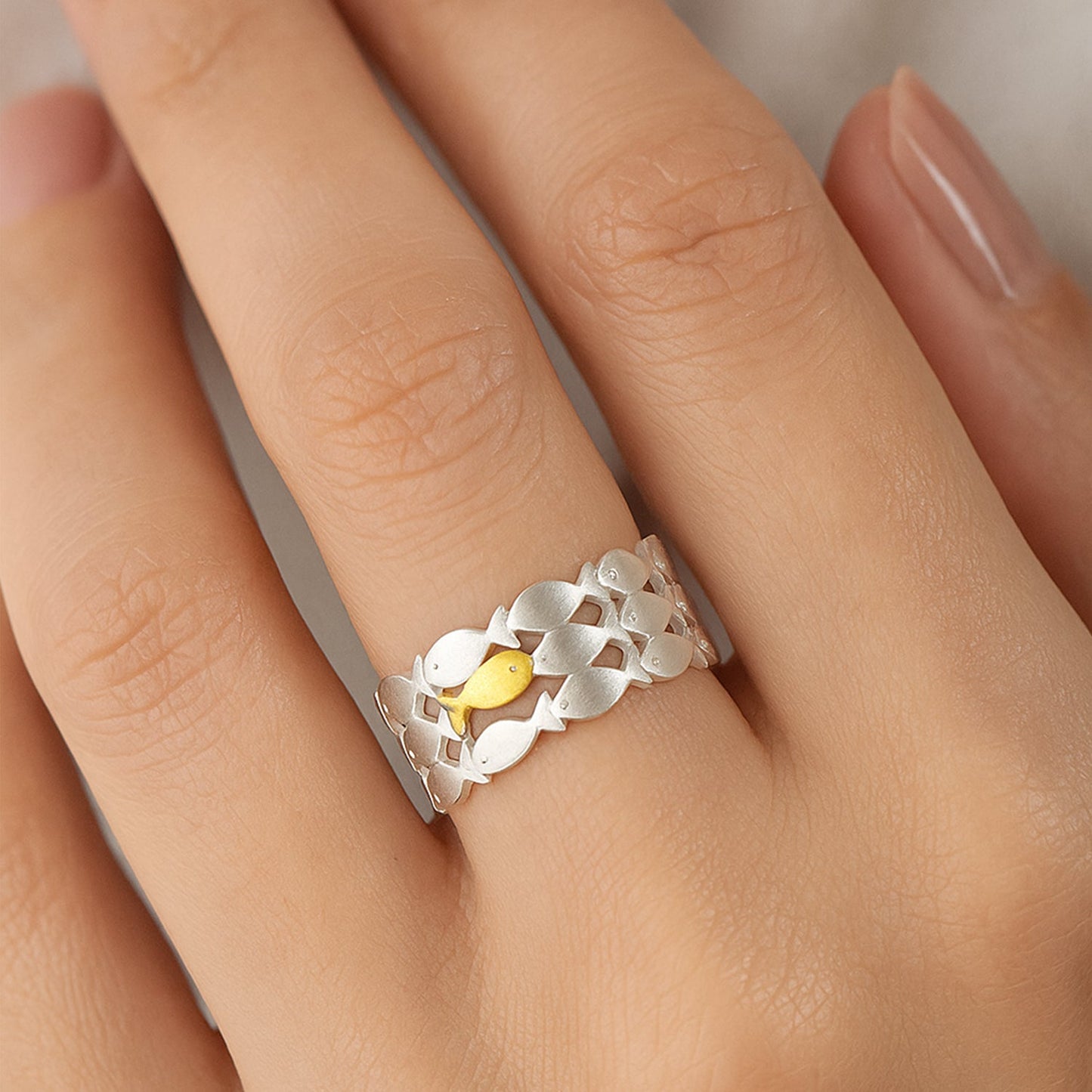 Zwemmen Tegen de Stroom Ring met Geschenkkaart