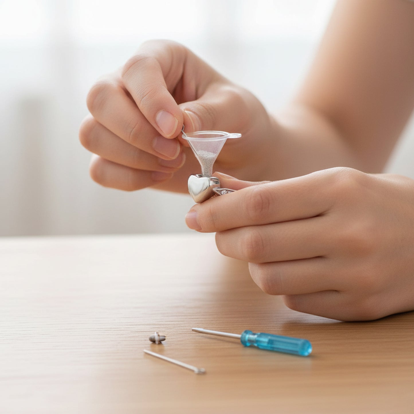 Eeuwig Hart Urn Ring met Geschenkkaart