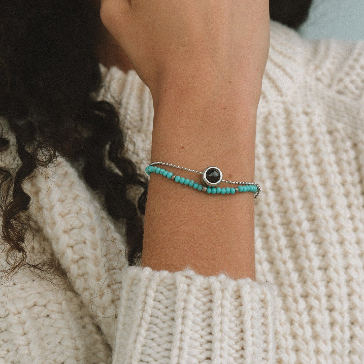 Gepersonaliseerde Kristal Projectie Armband