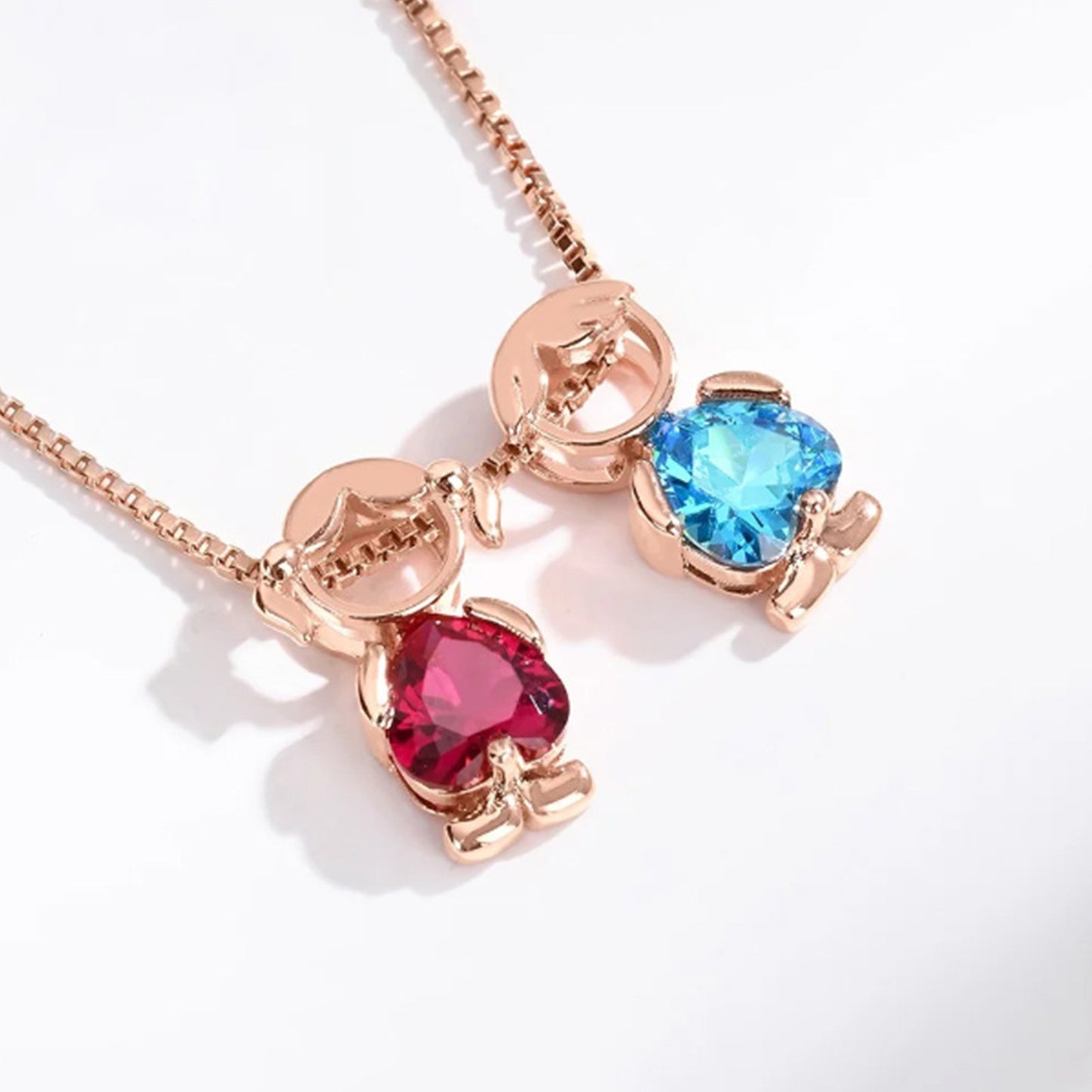Klassieke Meisjes & Jongenssteen Ketting