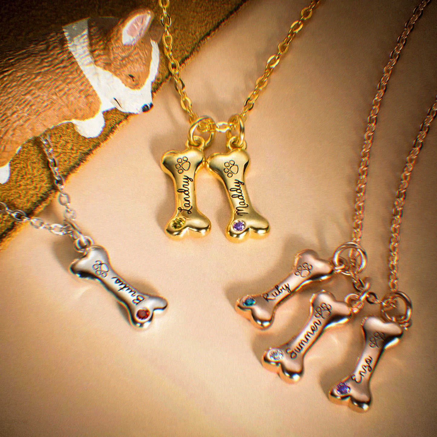 Aanpasbare Honden Lover's Ketting