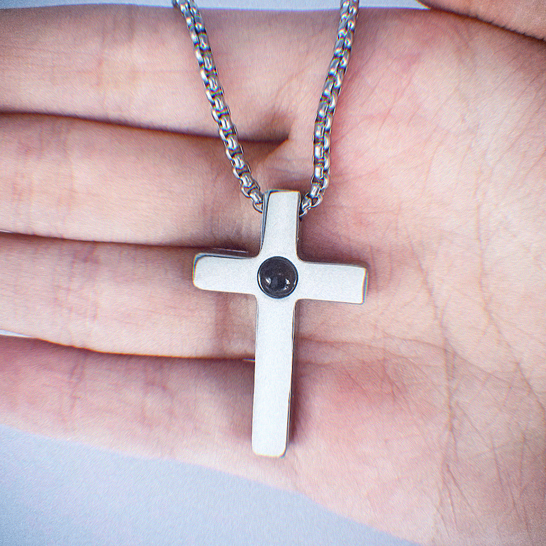 Kruishanger Fotoprojectie Ketting