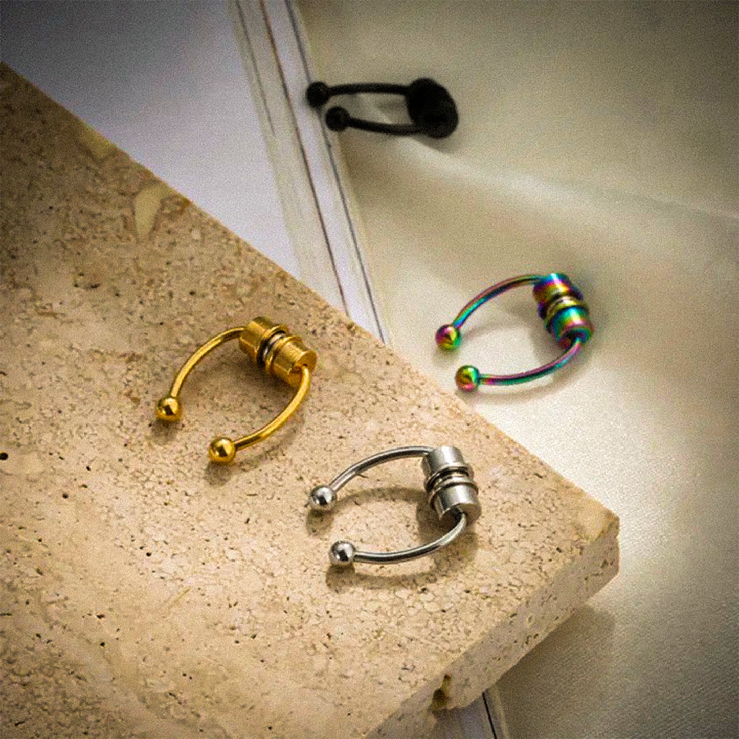 Magnetische Septum Neus Piercing Set