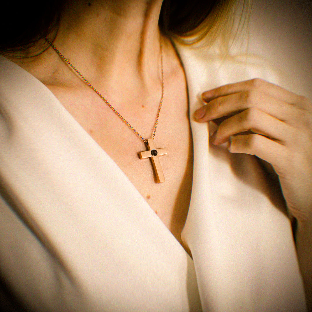 Kruishanger Fotoprojectie Ketting