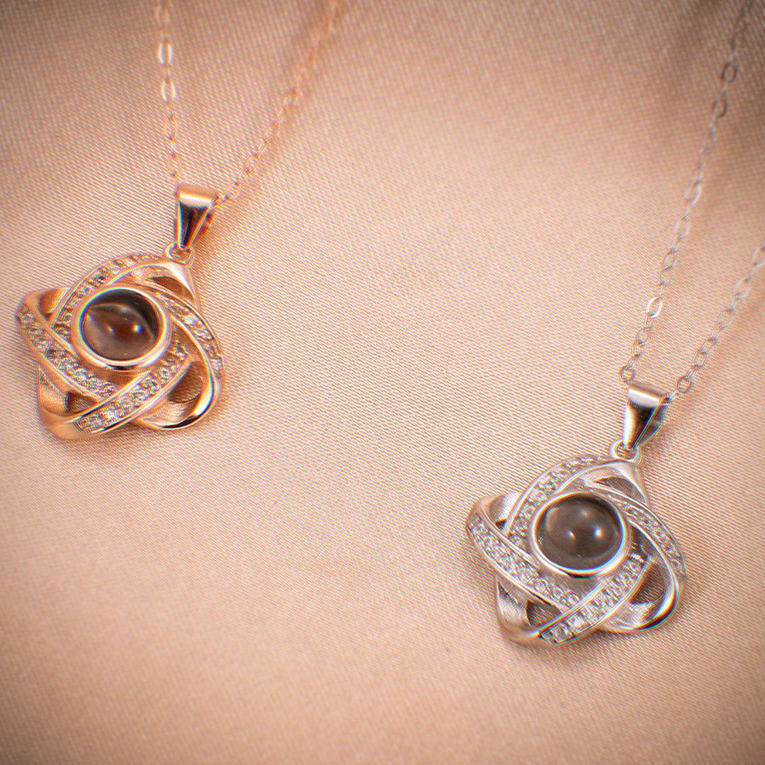 Aangepast Interlocked Fotoprojectie Ketting