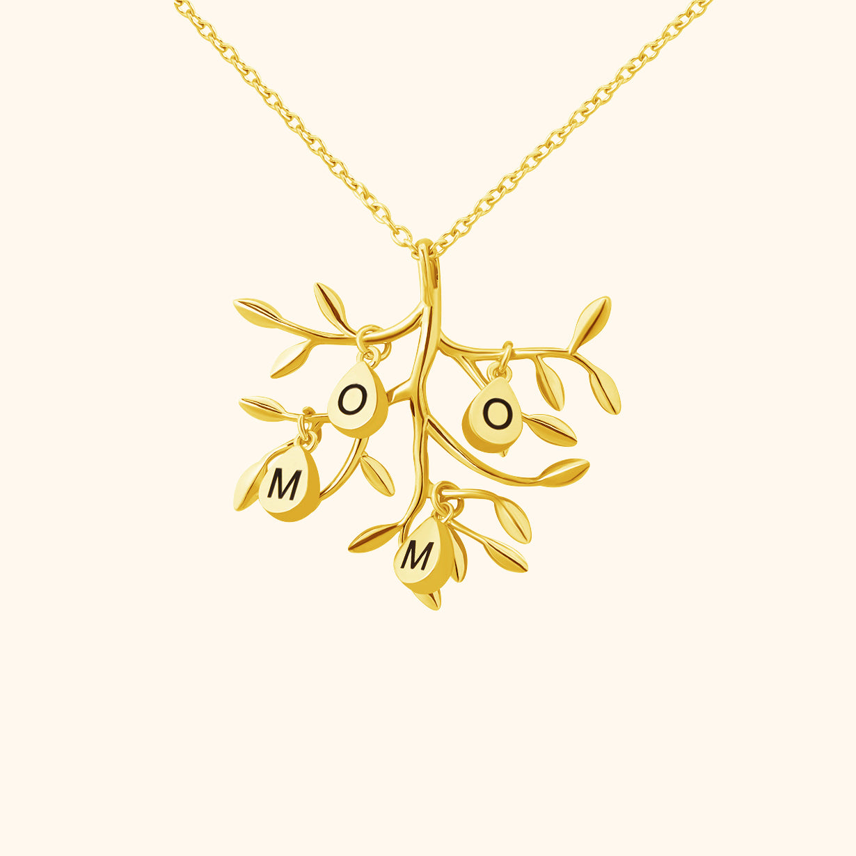 Familieboom Geboortesteen Ketting