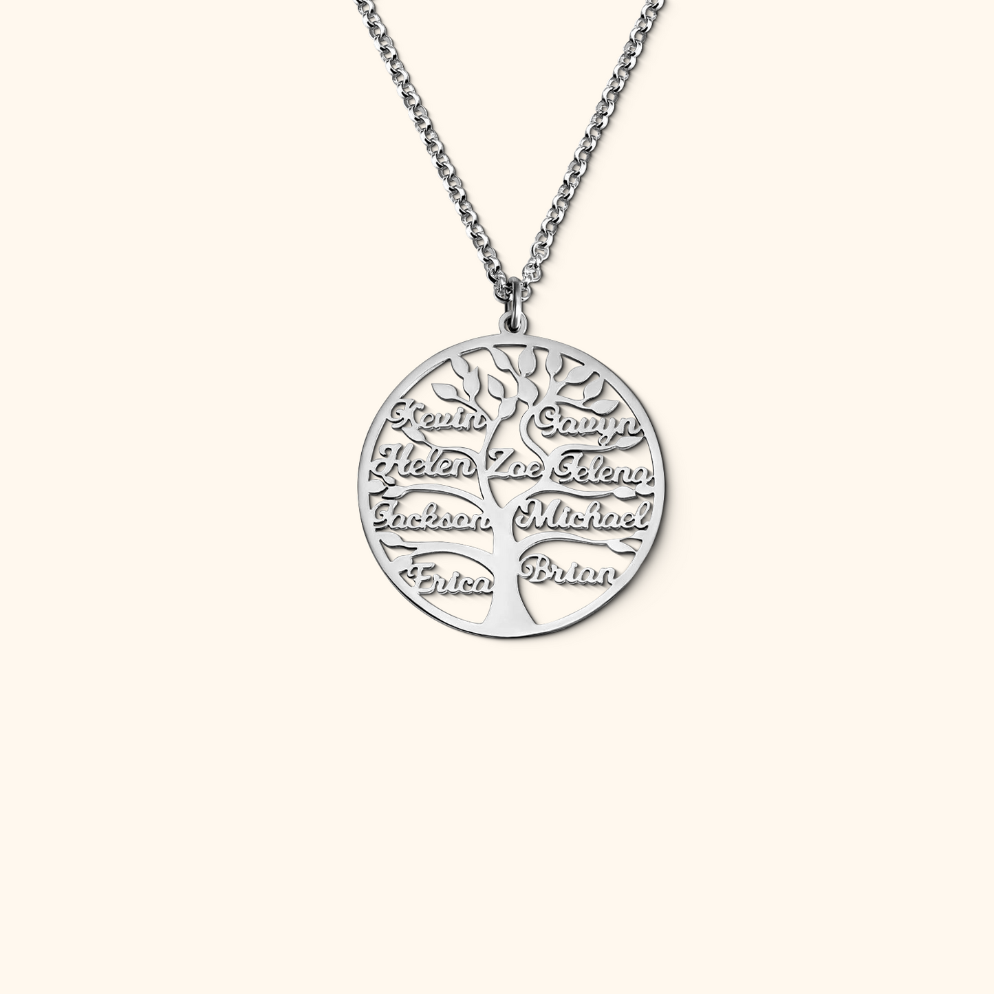 Aanpasbare Namen Stamboom Ketting