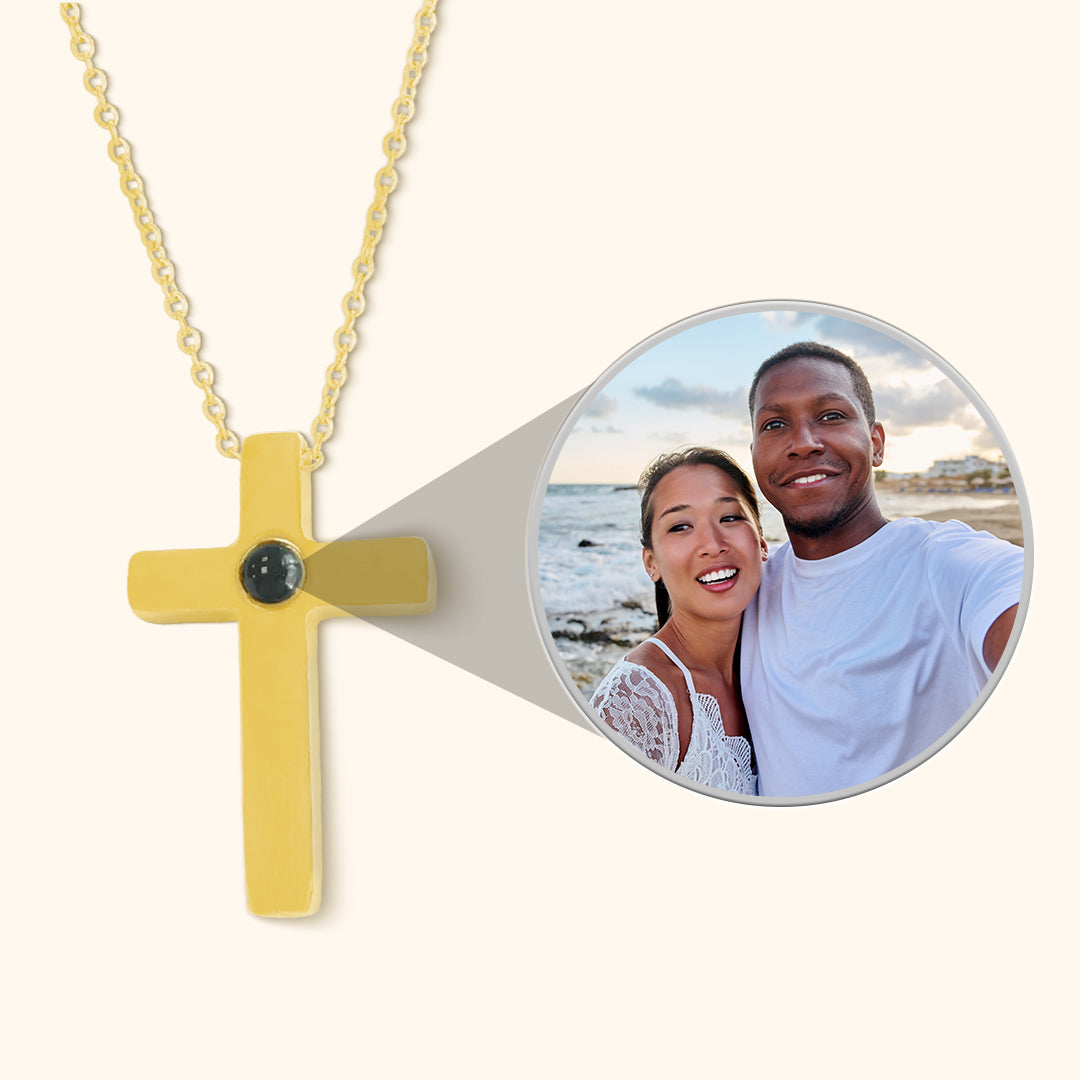 Kruishanger Fotoprojectie Ketting