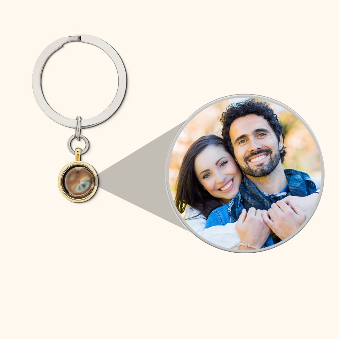 Gepersonaliseerde Projectie Sleutelhanger