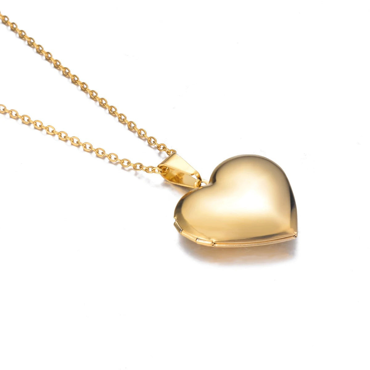 Hartvormige Foto Medaillon Ketting