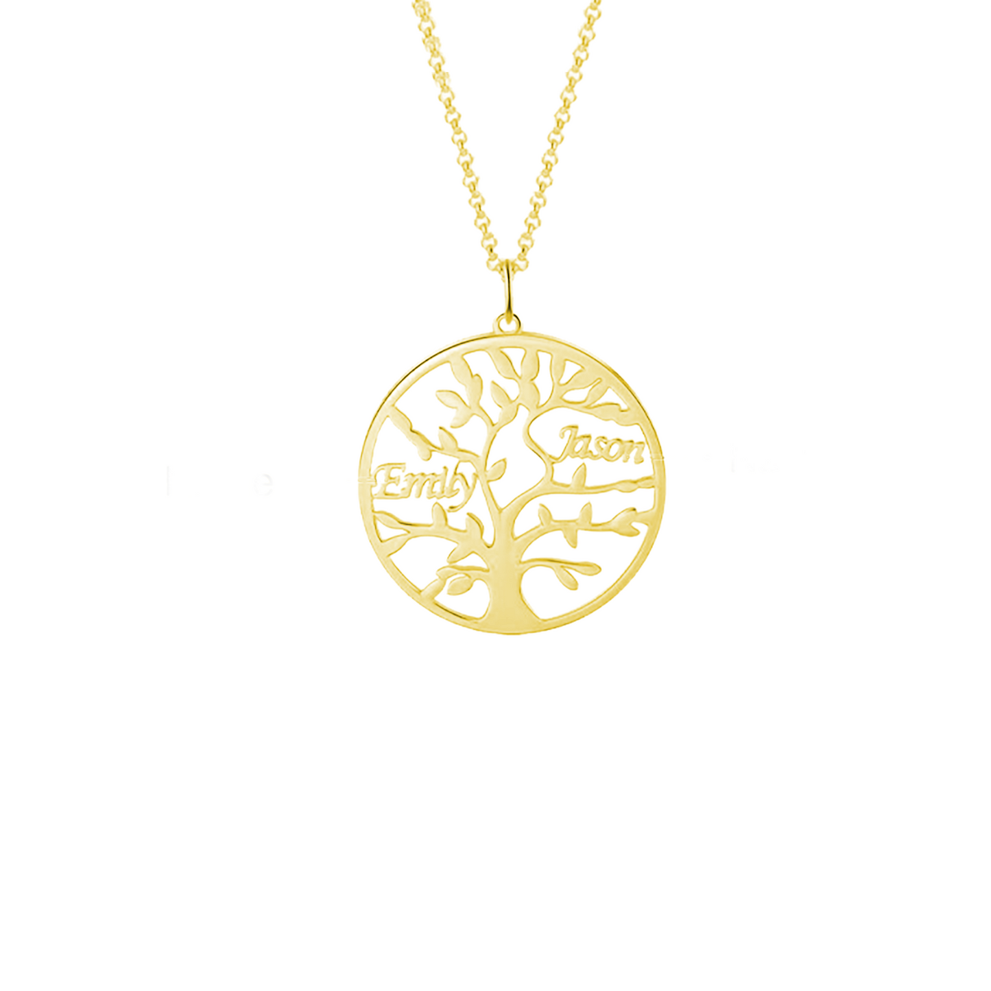 Aanpasbare Namen Stamboom Ketting