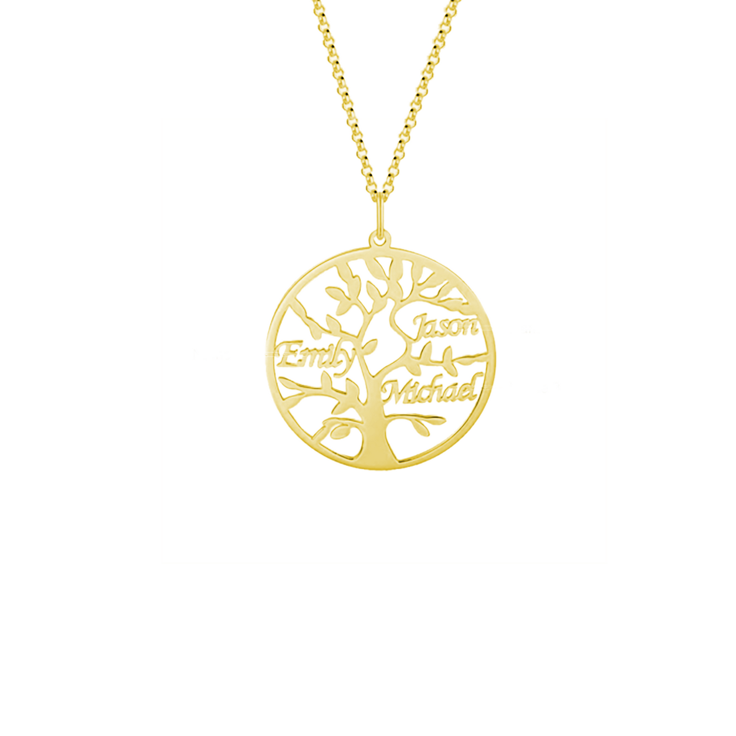 Aanpasbare Namen Stamboom Ketting