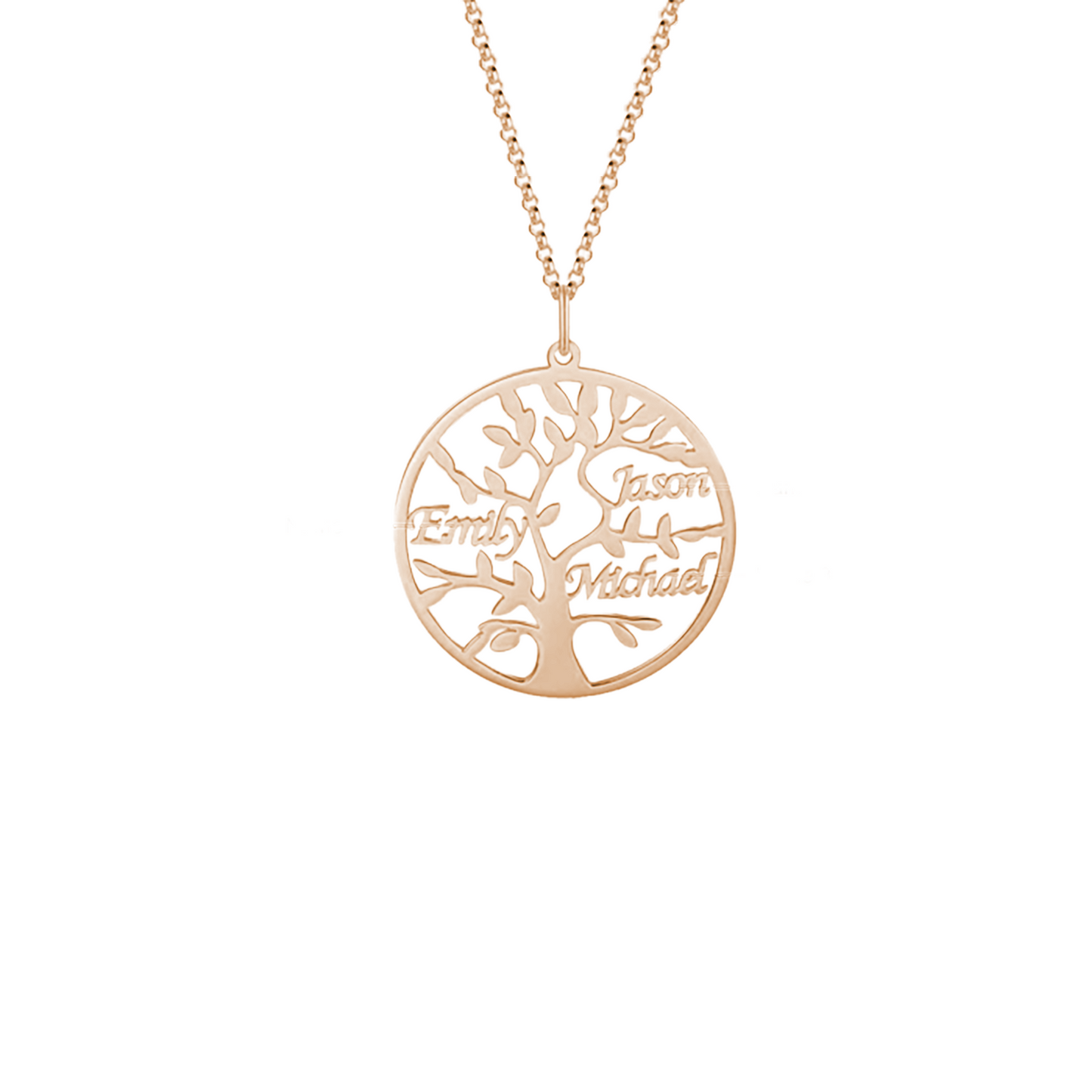 Aanpasbare Namen Stamboom Ketting