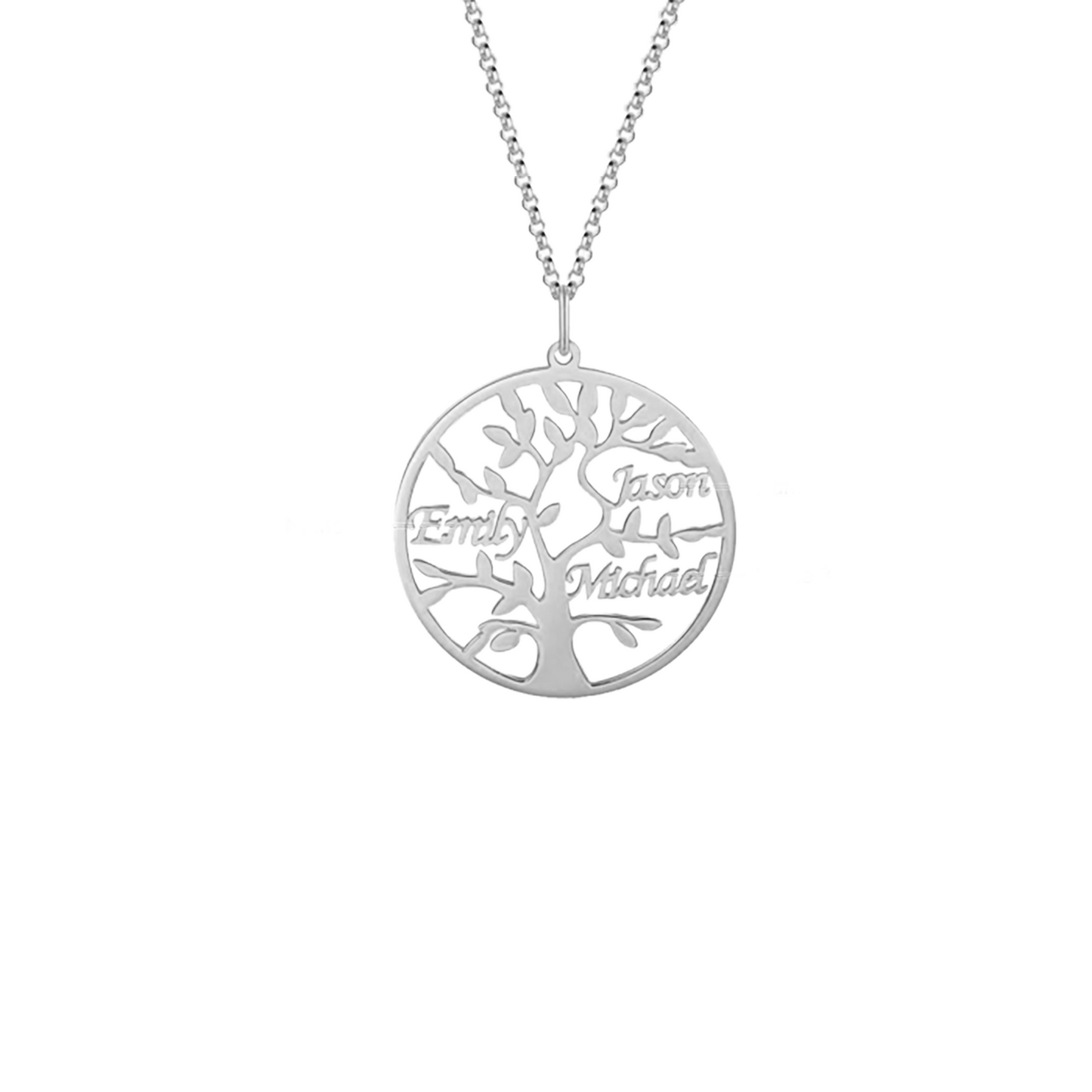 Aanpasbare Namen Stamboom Ketting