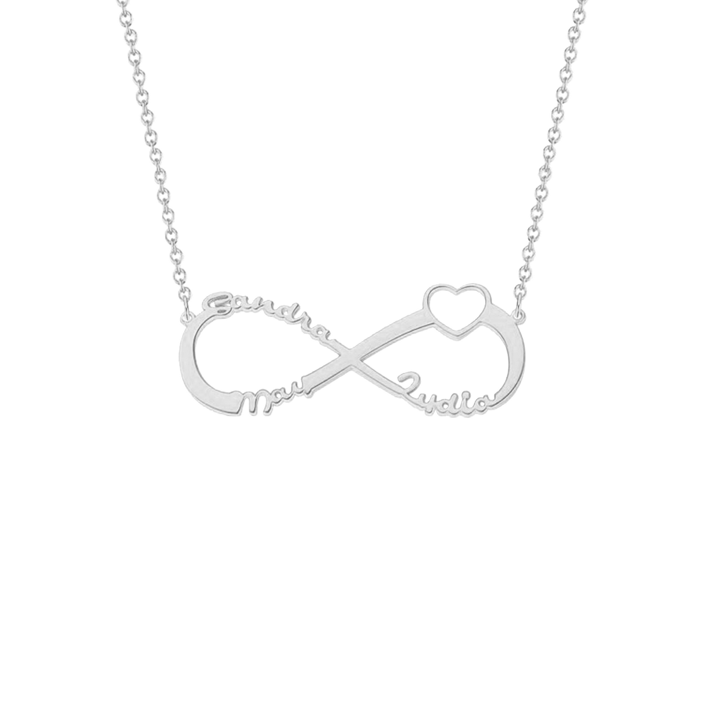 Infinity Liefde Naam Ketting