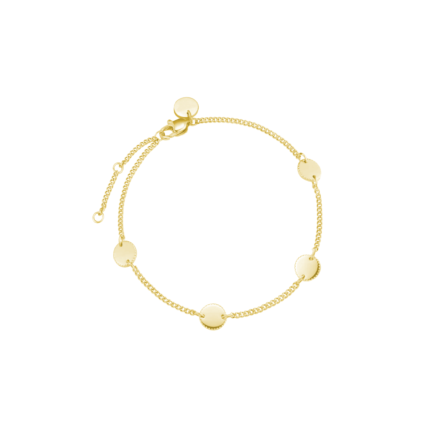 Gepersonaliseerde Munt Armband met Gravure