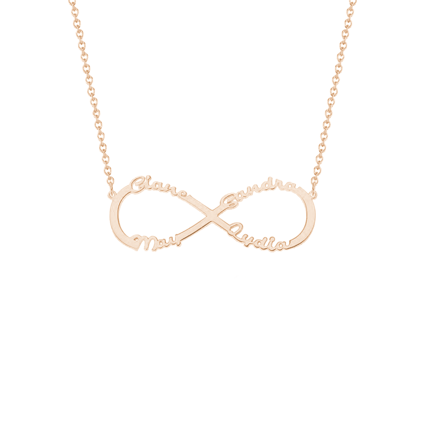 Infinity Liefde Naam Ketting