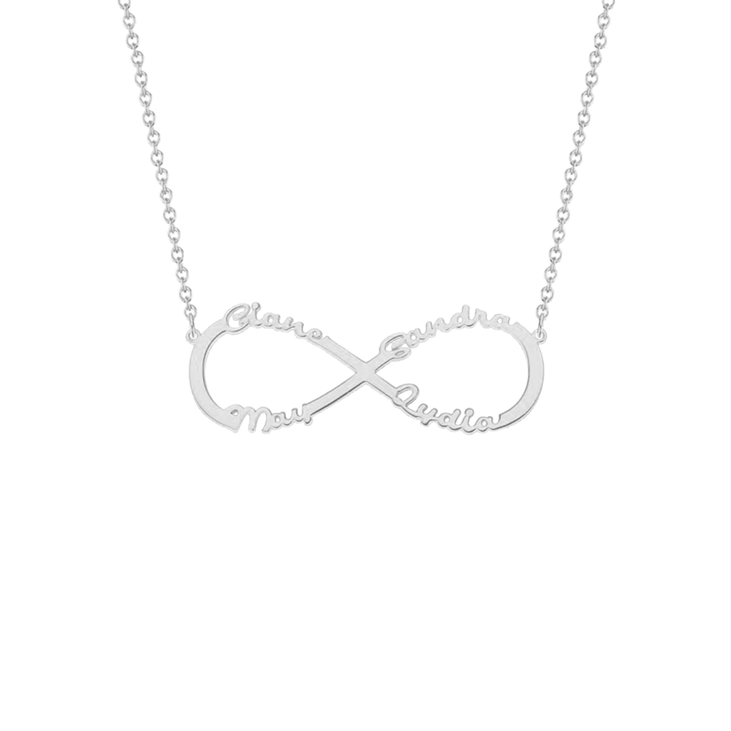 Infinity Liefde Naam Ketting