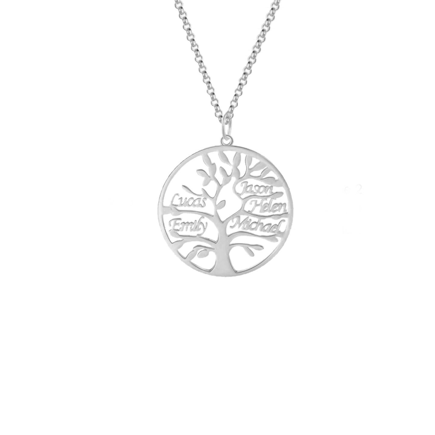 Aanpasbare Namen Stamboom Ketting