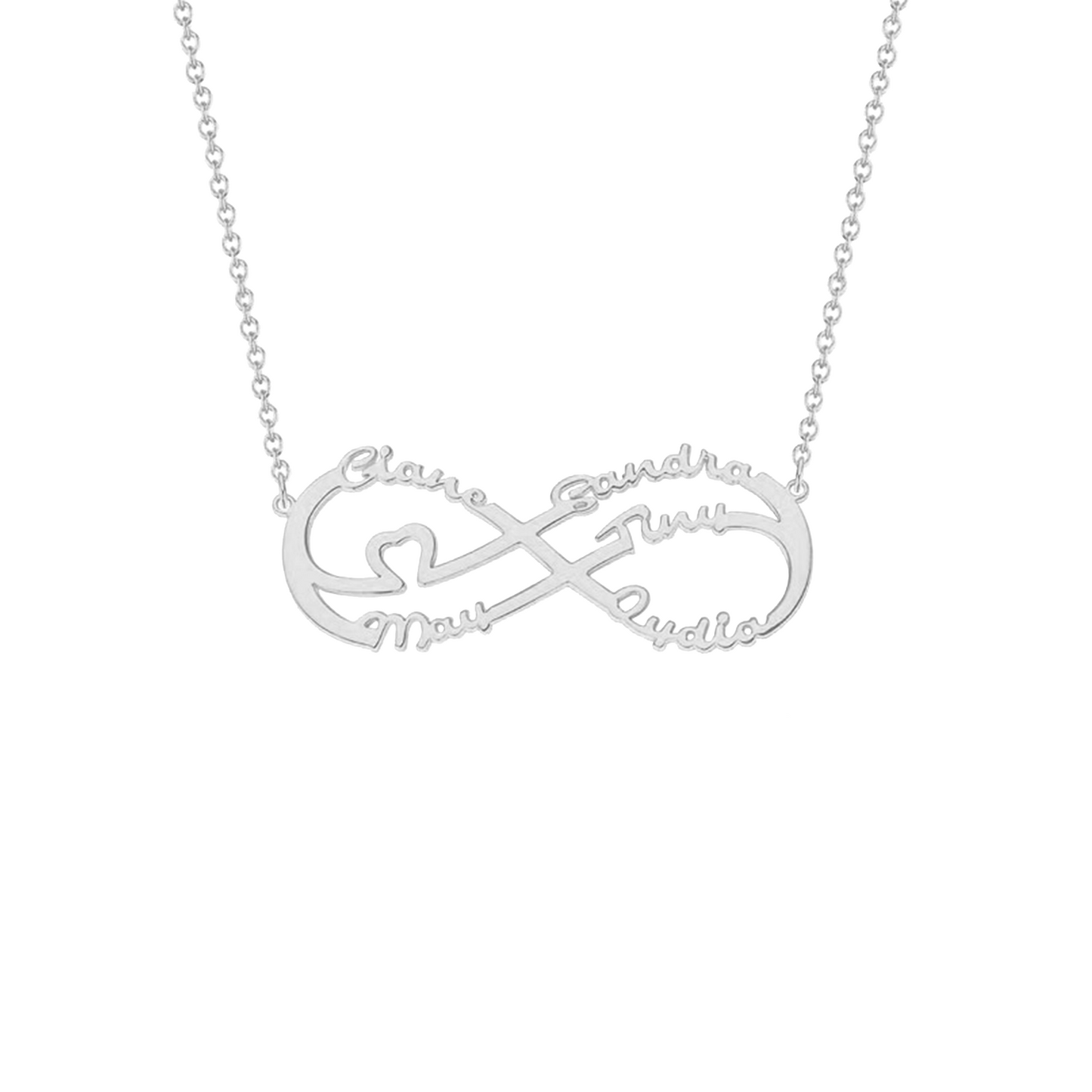 Infinity Liefde Naam Ketting