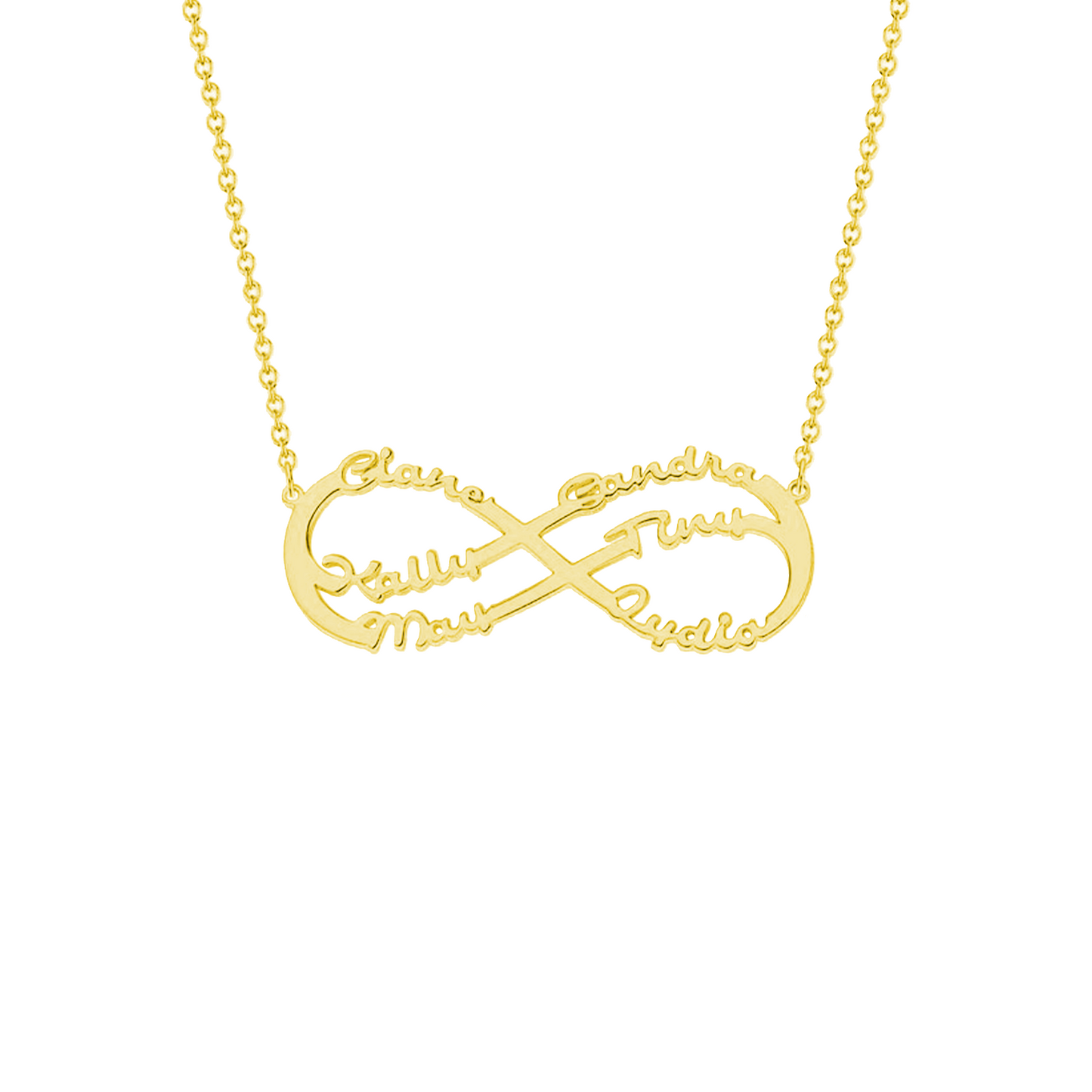 Infinity Liefde Naam Ketting