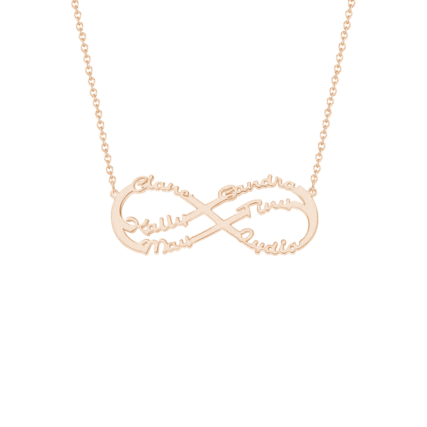 Infinity Liefde Naam Ketting