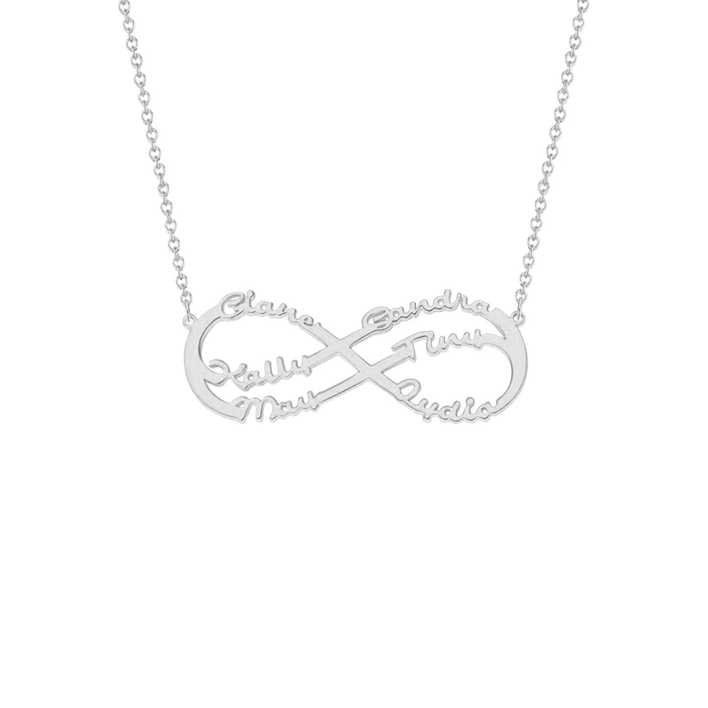 Infinity Liefde Naam Ketting