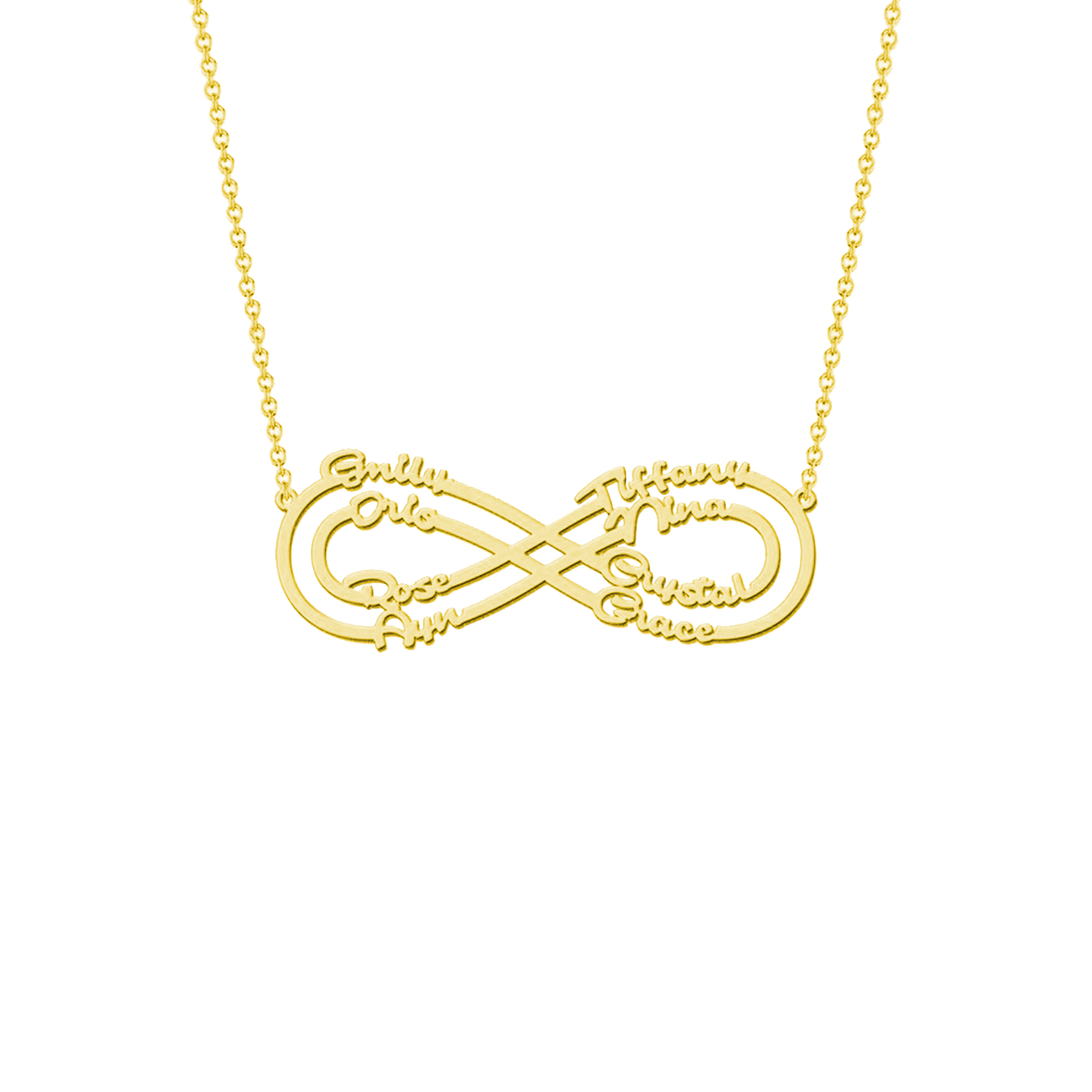 Infinity Liefde Naam Ketting