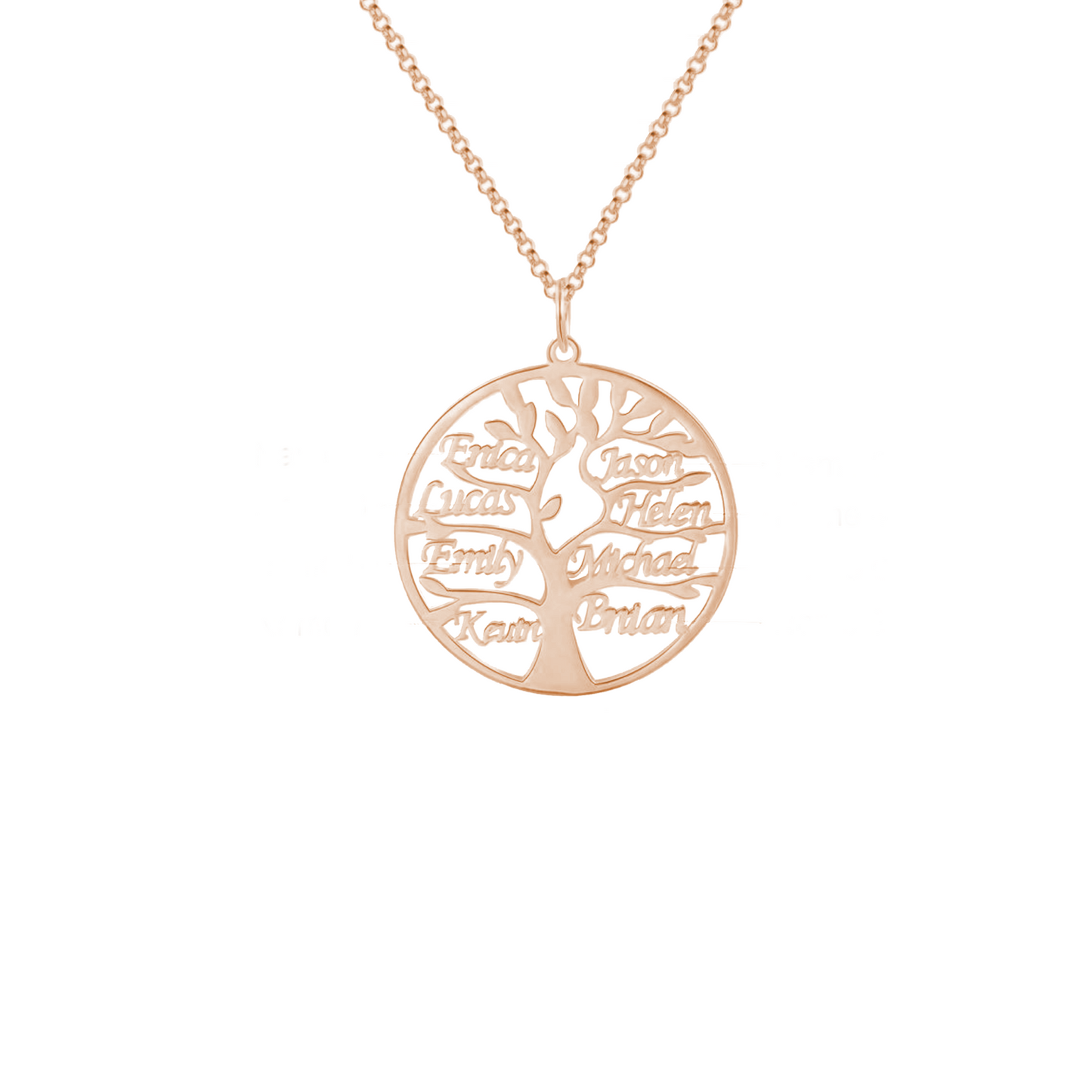 Aanpasbare Namen Stamboom Ketting