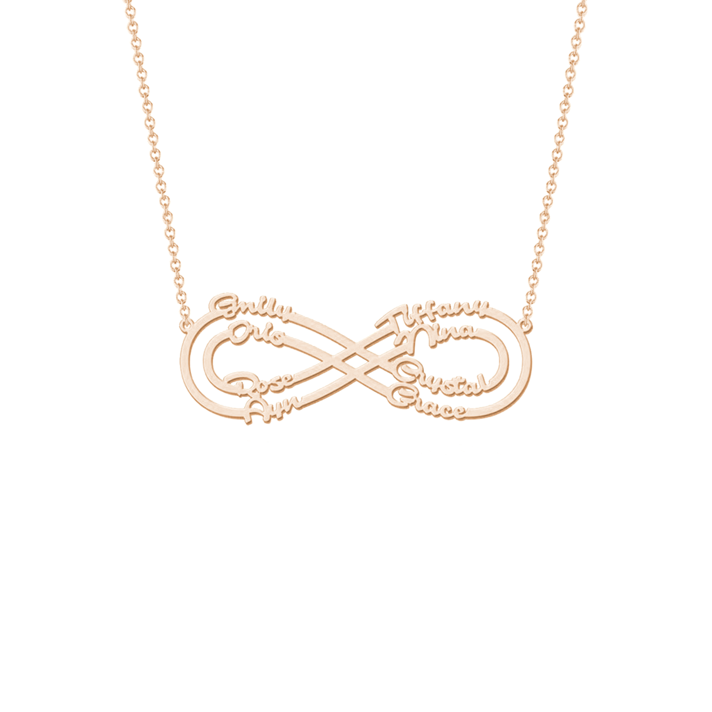 Infinity Liefde Naam Ketting