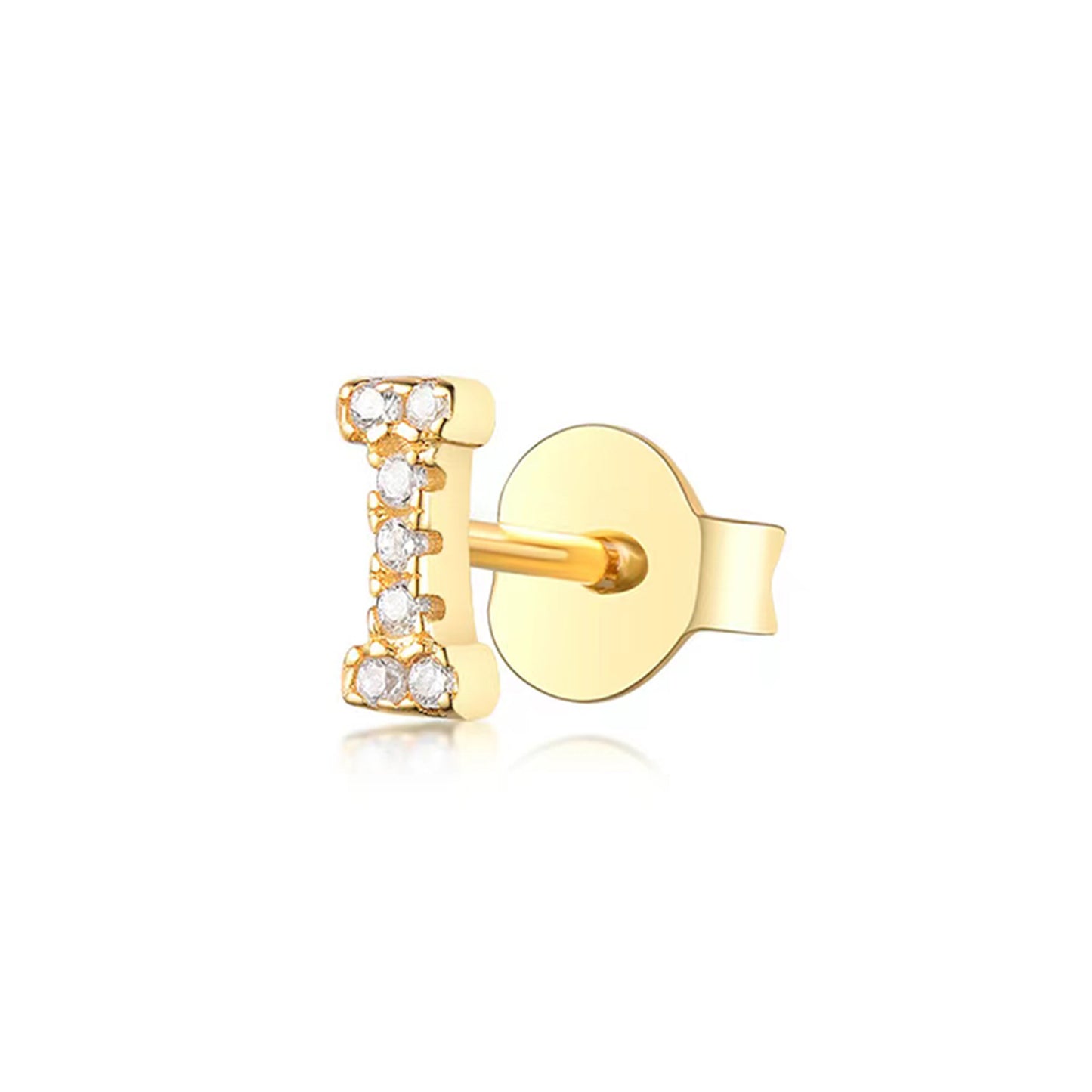 Stud Initialen Oorbellen