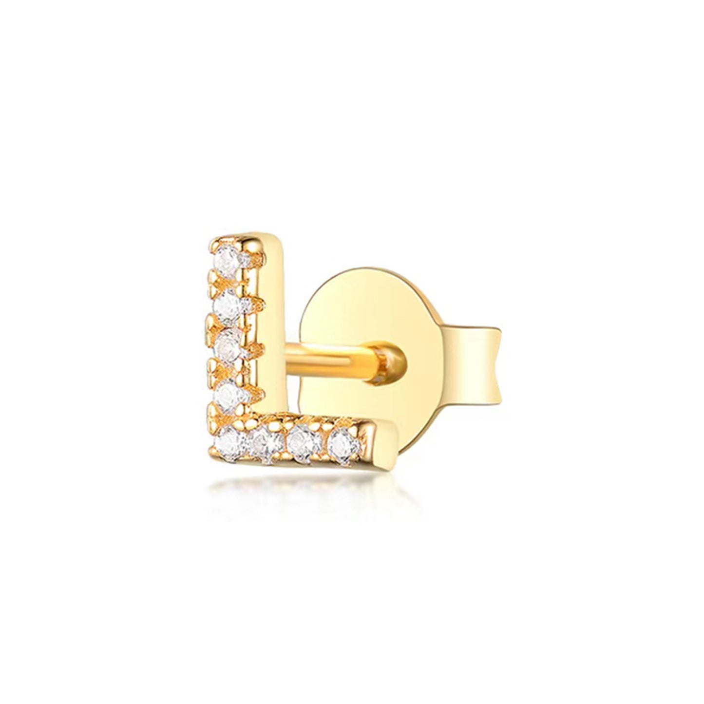 Stud Initialen Oorbellen