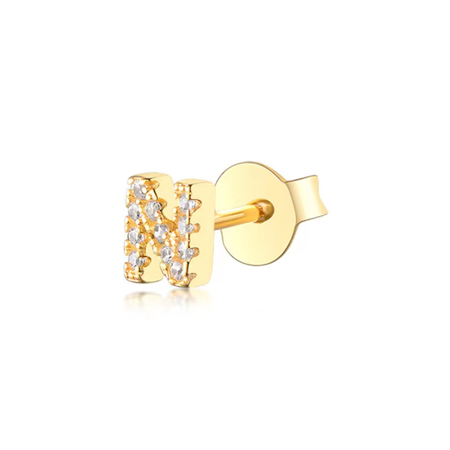 Stud Initialen Oorbellen